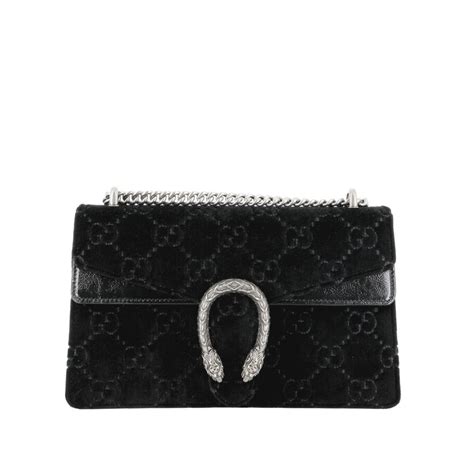 Sac Dionysus En Velours Noir Gucci