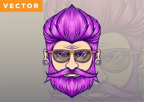 Classy Beard Styles Illustration Graphic by WODEXZ · Creative Fabrica