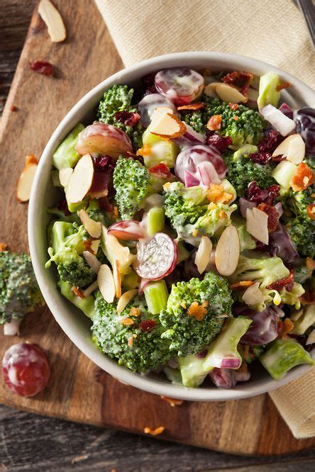 Recettes Salade de brocoli crémeuse aux amandes Sans produits laitiers