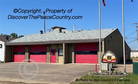 Fort Vermilion, Alberta. Photo of the Firehall