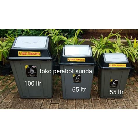 Jual Tempat Sampah Mpw Liter Ltr Ltr Bahan Plastik Tebal