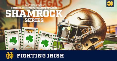 Irish Announce 2022 Shamrock Series Against Byu In Las Vegas Notre