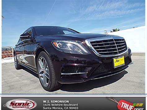 2014 Ruby Black Metallic Mercedes Benz S 550 Sedan 90561430 Gtcarlot