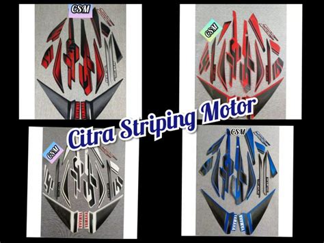 Stiker Striping Lis Les Polet Plisir Plat Bodi Motor Yamaha Mio Soul Gt