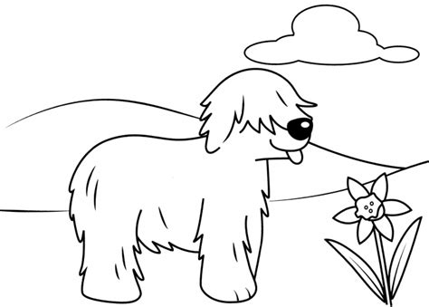 Shaggy Dog Coloring Page Free And Printable