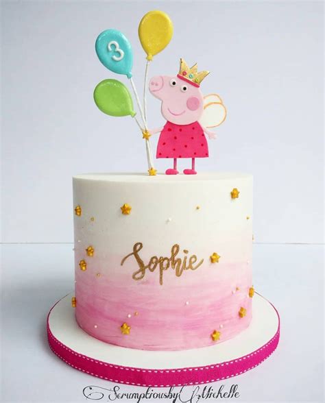 Peppa Pig Happy Birthday Cake