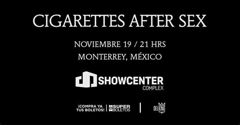 Cigarettes After Sex Conciertos Monterrey