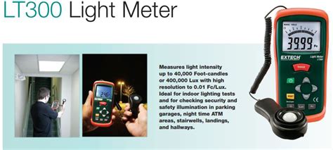 Extech Lt300 Lux Light Meter My Meter