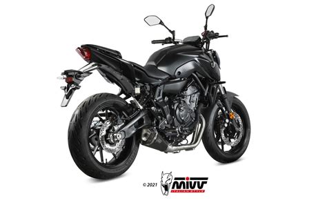 Yamaha Mt Fz Exhaust Mivv Delta Race Black Stainless Steel Y