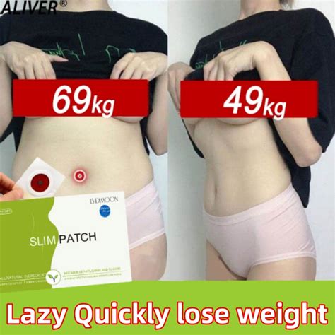 Navel Slim Patch Fat Burner Body Weight Loss Pcs Lazy Slimming