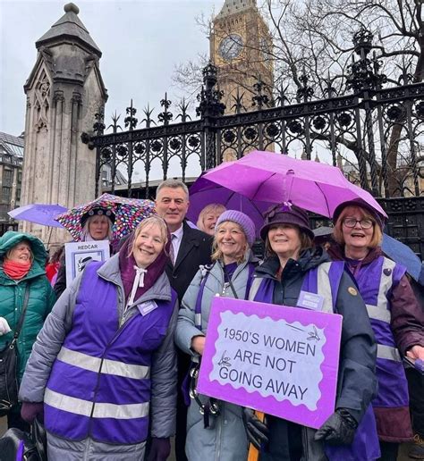 Teesside WASPI women protest at Parliament Square over change in retirement age - Teesside Live