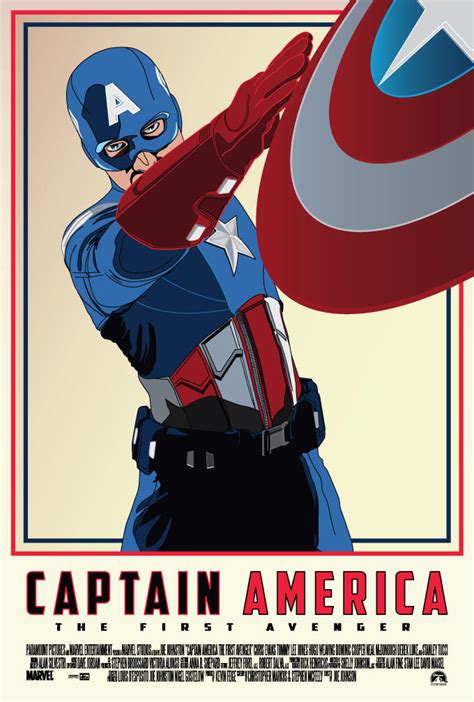 Captain America Movie Poster by petemag on DeviantArt