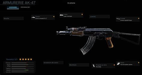 Call Of Duty Modern Warfare AK 47 Meilleurs Accessoires Loadout Et