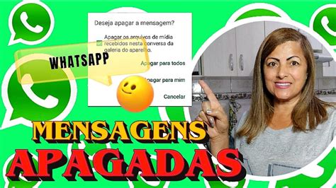 COMO APAGAR MENSAGENS NO WHATSAPP YouTube