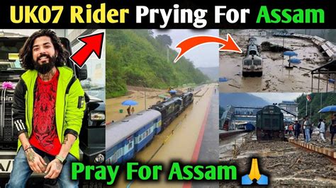 Uk 07 Rider Praying For Assam😓 Flood In Assam😰 Pray For Assam 🙏 Shorts Youtube