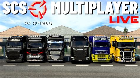 SCS Multiplayer Konvoi ETS2 LIVE Euro Truck Simulator 2 YouTube