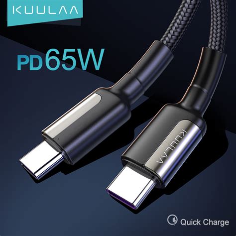 Kuulaa W Fast Charging Usb Type C To Type C Pd Cable Power