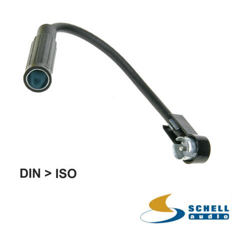 Schell Audio Shop Antennenadapter Verlängerung 20cm DIN auf ISO