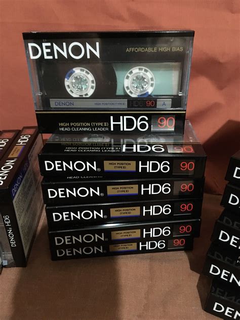 Ten 10 Denon Hd6 90 Hi Bias Cassette Tapes New Made In Japan Ebay