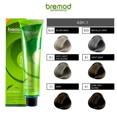 Bremod Hair Color Ash Gray Light Gray Silver Gray Ash Blonde