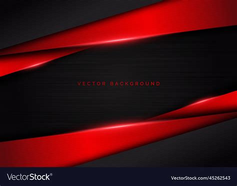 Template corporate banner concept red and black Vector Image