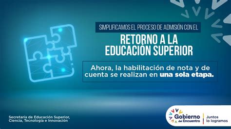 Edusuperiorec On Twitter Si Aceptaste Un Cupo En Una Convocatoria