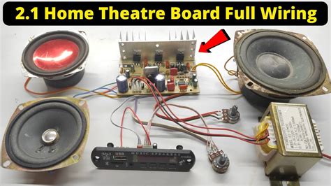 Home Theatre Board Full Wiring Tda Home Theatre Board