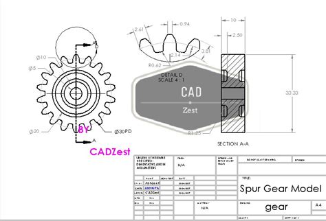 Gear Cad Design