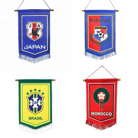 Custom High Quality Sports Soccer Club Hanging Pennants Football Club