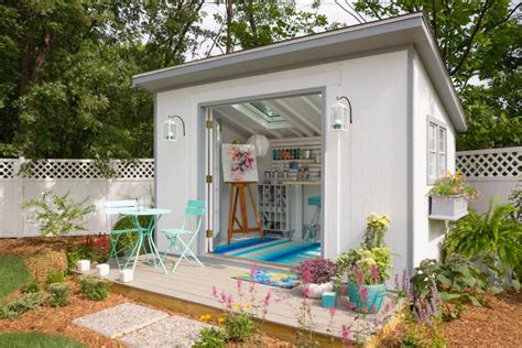 35 Amazing Shed Makeover Ideas Youll Want To Steal Art Studio At