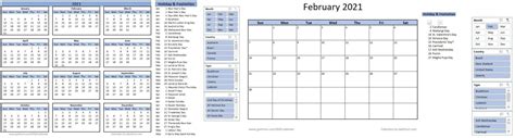 Get Excel 2021 Calendar Formula | Best Calendar Example