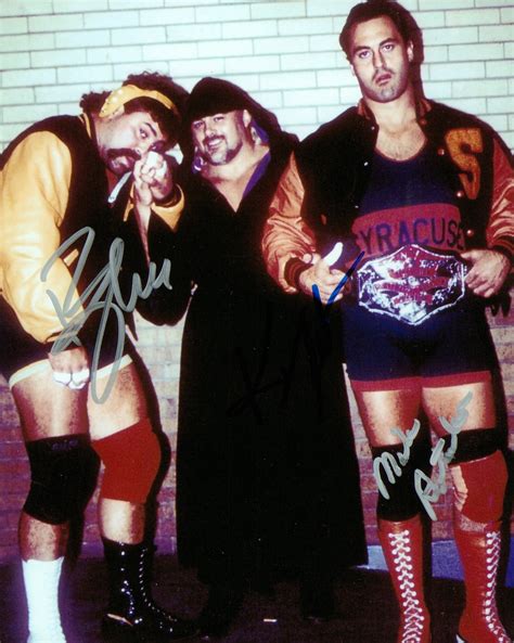 Varsity Club - Kevin Sullivan, Rick Steiner & Mike Rotunda triple sign – Signed By Superstars