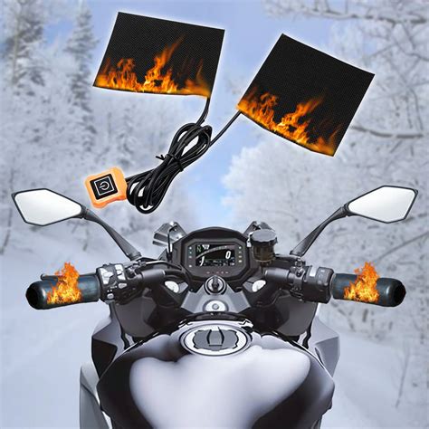 Motor Heated Grips Handlebar Pad Universal Motorcycle Electric Heating