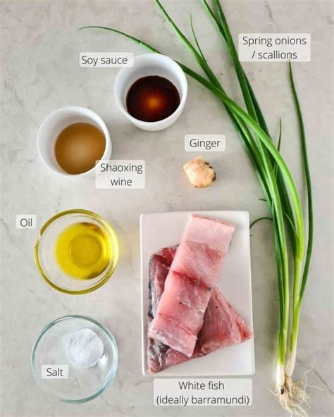 Chinese Steamed Fish With Ginger And Spring Onions Casually Peckish