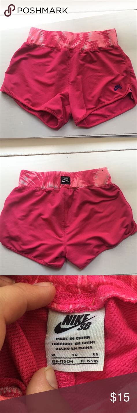 Nike Girls Pink Shorts Cute Vibrantly Colored And Soft Girls Size Xl Nike Bottoms Shorts Pink