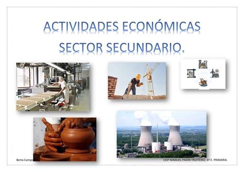 ACTIVIDADES ECONÓMICAS SECTOR SECUNDARIO pdf