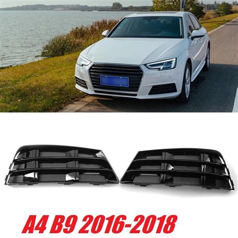 1pair Front Bumper Fog Light Grille Grill For A4 Grandado