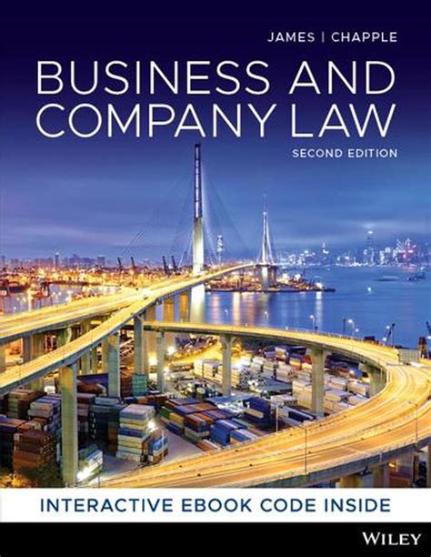 Business And Company Law 2nd Edition By Nickolas James Paperback