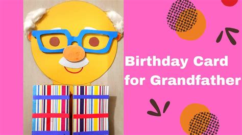 Diy Birthday Card Ideas For Grandpa - Printable Form, Templates and Letter