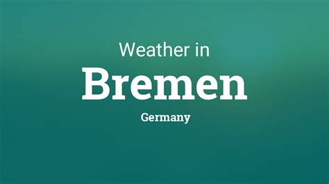 Weather in Bremen, Germany