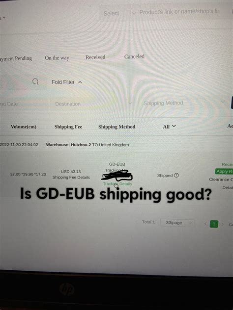 Is Gd Eub Shipping Line Good Because I Dont Wanna Get Scammed👍 Rpandabuy