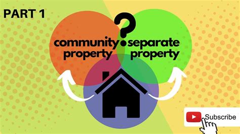 Community Property Vs Separate Property Part 1 YouTube