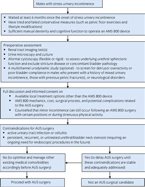 Flow Diagram On Patient Selection And Preoperative Assessment For AMS