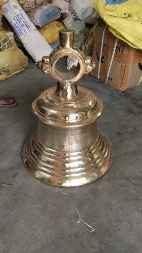 Golden Brass Temple Bell Big 1 Kg At Rs 700 Kg In Moradabad Id 24246061597