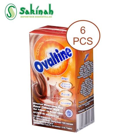 Jual OVALTINE SUSU UHT 125ML RASA COKLAT 6 PCS Shopee Indonesia