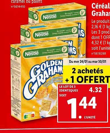 Promo C R Al Golden Graham Chez Lidl Icatalogue Fr