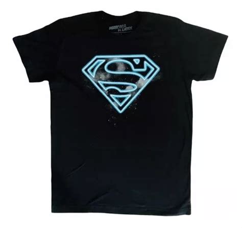 Camiseta Playera Superman Logo Hombre Acero Azul Dc Comics Envío gratis