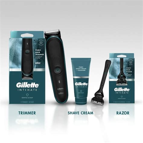 Gillette Men S Ultimate 3 Piece Intimate Grooming Kit