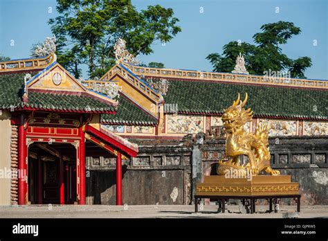 Imperial Citadel Of Hue Unesco World Heritage In Central Vietnam Stock