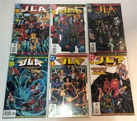 Justice League JL 2001 1 6 VF NM Complete Set Dc Comics Davis